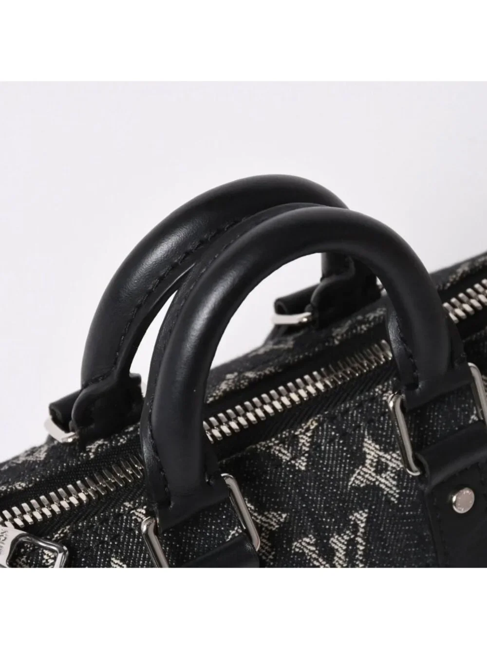 Louis Vuitton Keepall XS Shoulder Bag Monogram Denim Taurillon Leather 2-Way